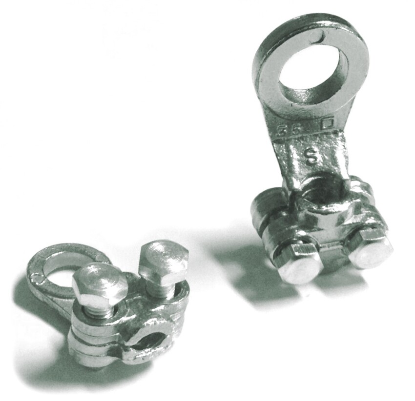 CLAMP TERMINALS 2 BOLTS  