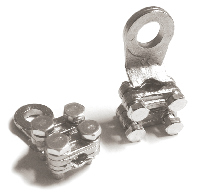 CLAMP TERMINALS 4 BOLTS  