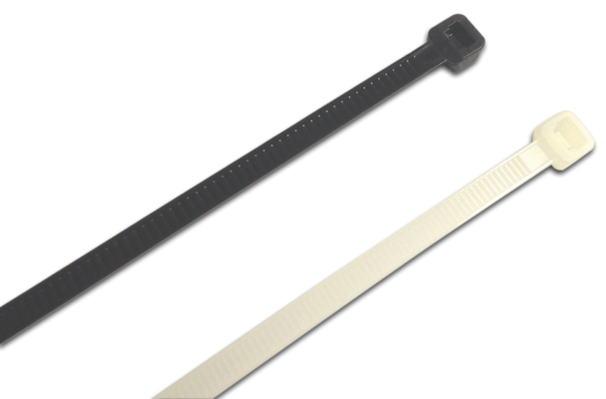 NYLON CABLE TIES WHITE OR BLACK COLOUR  