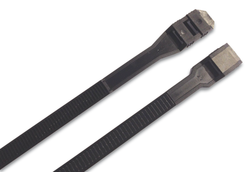 CABLE TIES WITH BLOCK SYSTEM HIGH STRENGTH / COLOUR BLACK  